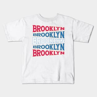 NATIONAL TEXT ART BROOKLYN Kids T-Shirt